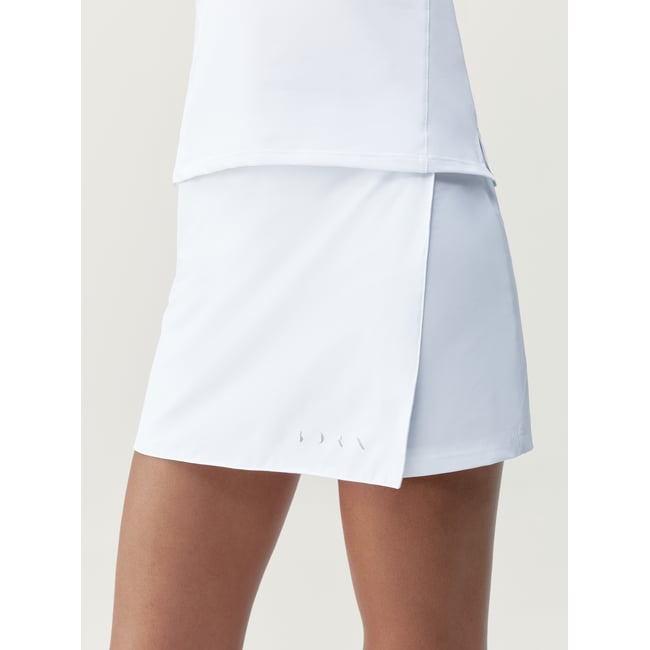 Jupe de Sport Tennis Performance VALLEY blanc <span itemprop=