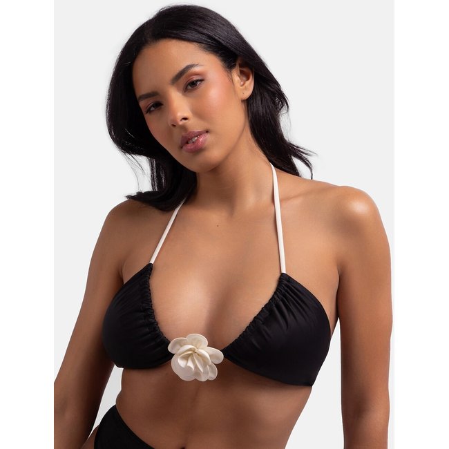 Top per bikini a triangolo Baiga nero DORINA