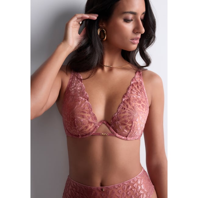 Soutien-gorge Triangle mono-armature Crazy In Love rose <span itemprop=