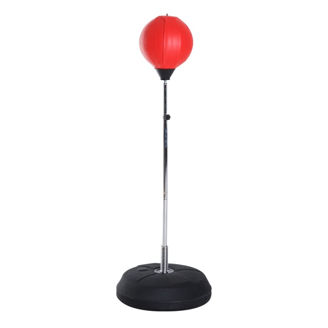 Ensemble de sac de frappe de boxe Acier Rouge - HOMCOM