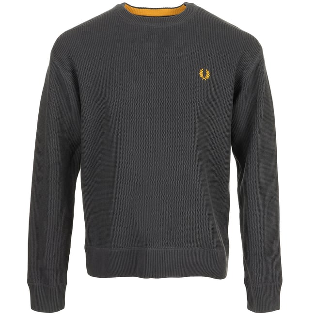 Pull TEXTURED JUMPER anchor grey <span itemprop=