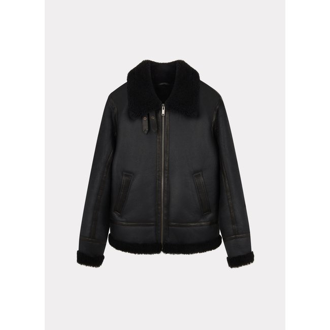 Blouson aviateur en cuir BOMBARDIER - CHEVIGNON
