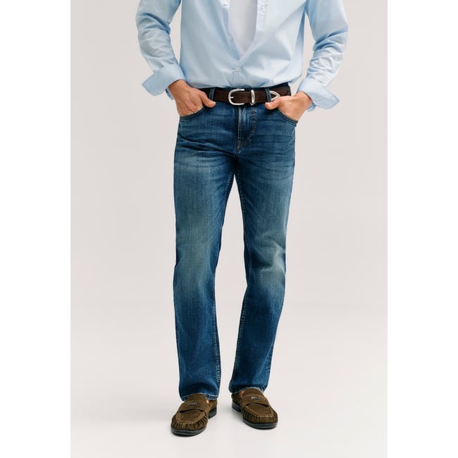 Jeans Slim Angels bleu <span itemprop=