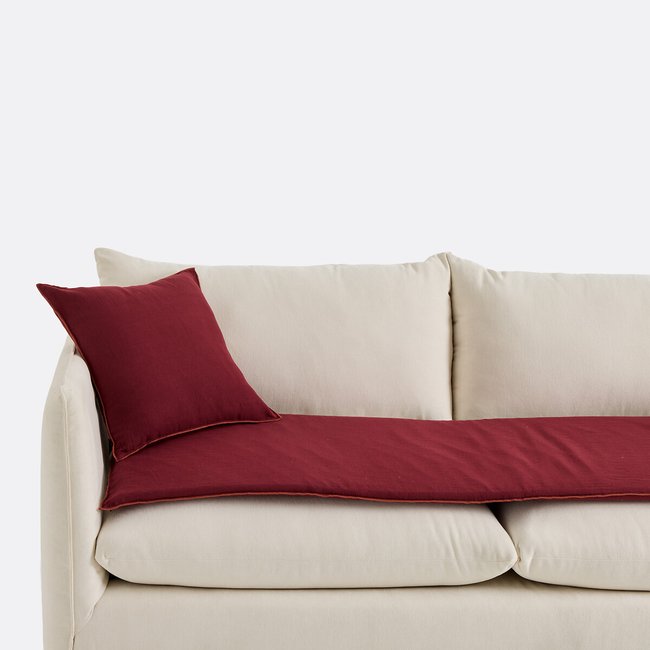 Colchoneta de lino/algodón, Warna - LA REDOUTE INTERIEURS