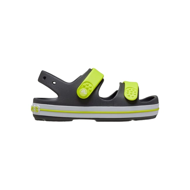 Sandales à Scratch Croband Cruiser gris-ardoise/acidité <span itemprop=