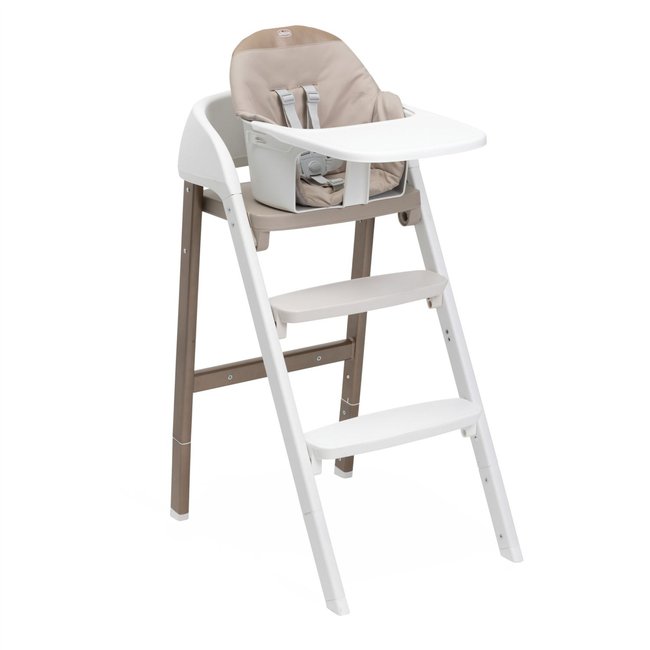 Chaise haute Crescendo Up Pearl Cooper re_lux blanc <span itemprop=