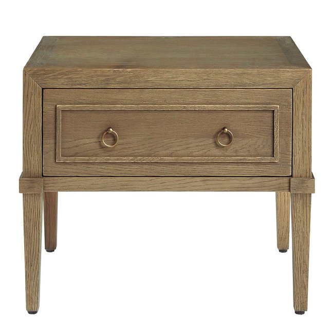 Chevet en chêne Couleur marron clair <span itemprop=