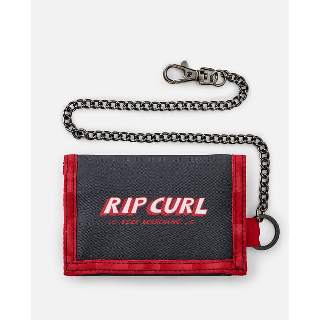 Portefeuille de SURF à chaîne pour enfants noir/rouge <span itemprop=