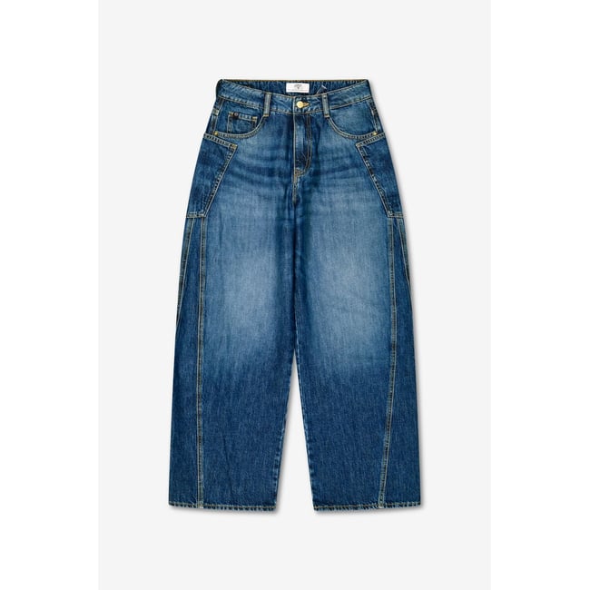 Jeans loose, large , longueur 34 blue <span itemprop=