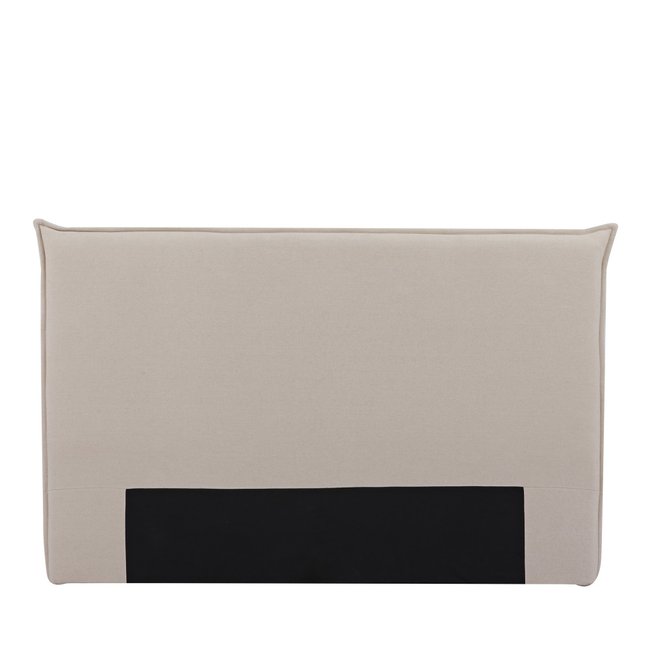 Tête de lit en coton et lin 170cm  - MACBETH Couleur naturel <span itemprop=