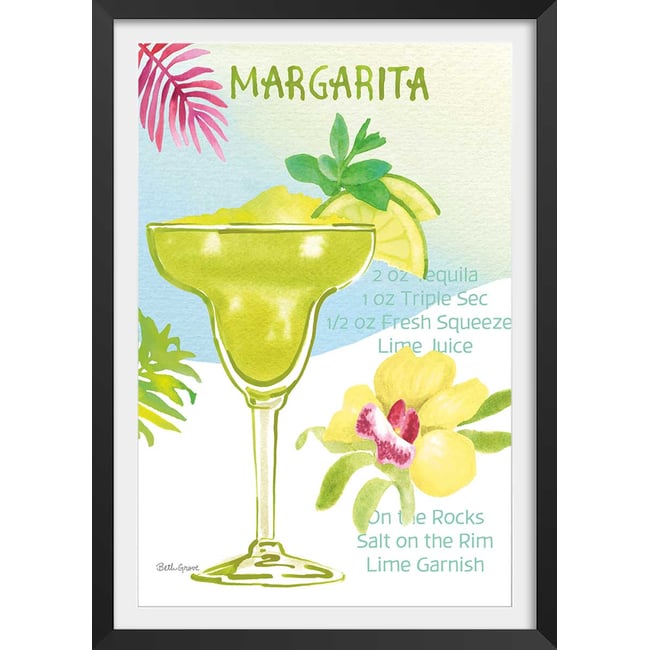 Affiche Margarita en aquarelle - HEXOA