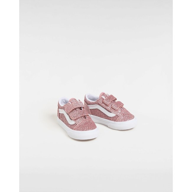 Baskets Old Skool V rose paillette <span itemprop=