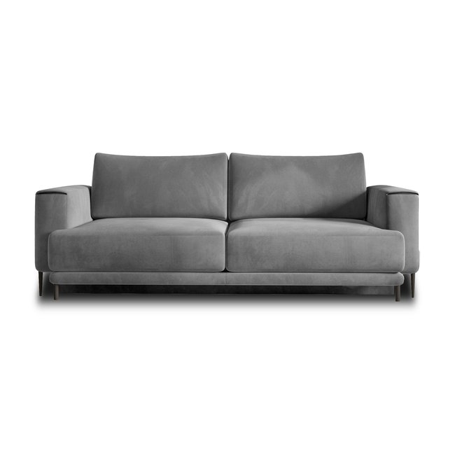 Canapé Convertible en Velours 3 places - BUCAY - LISA DESIGN