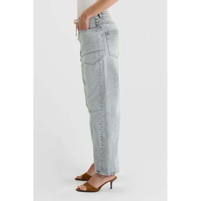 Jeans loose, large balloon , longueur 34 grey <span itemprop=