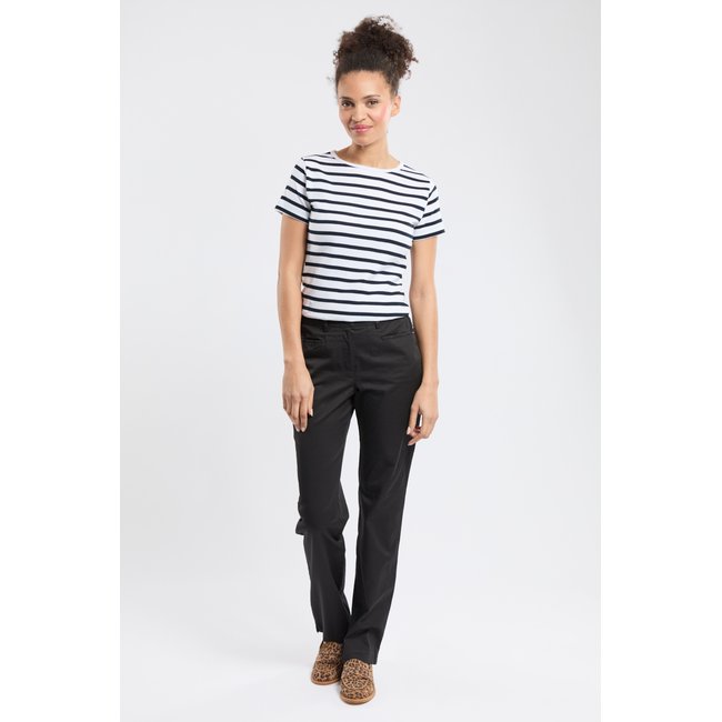 Pantalon confort taille élastiquée TRIMARAN noir <span itemprop=