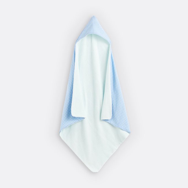 Badcape in tetra en badstof, Croizic <span itemprop=