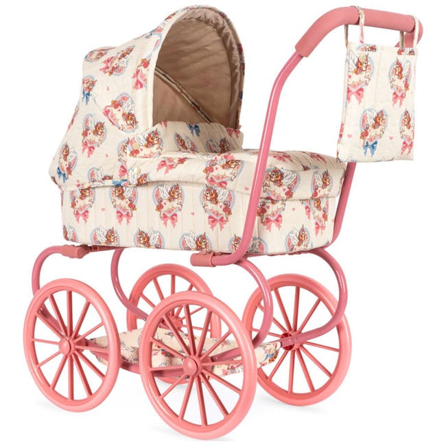 Landau pour poupée rose, bleu <span itemprop=