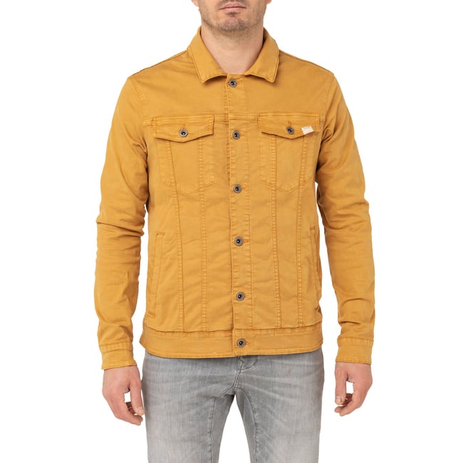 VESTE HOMME RUBBER jaune <span itemprop=