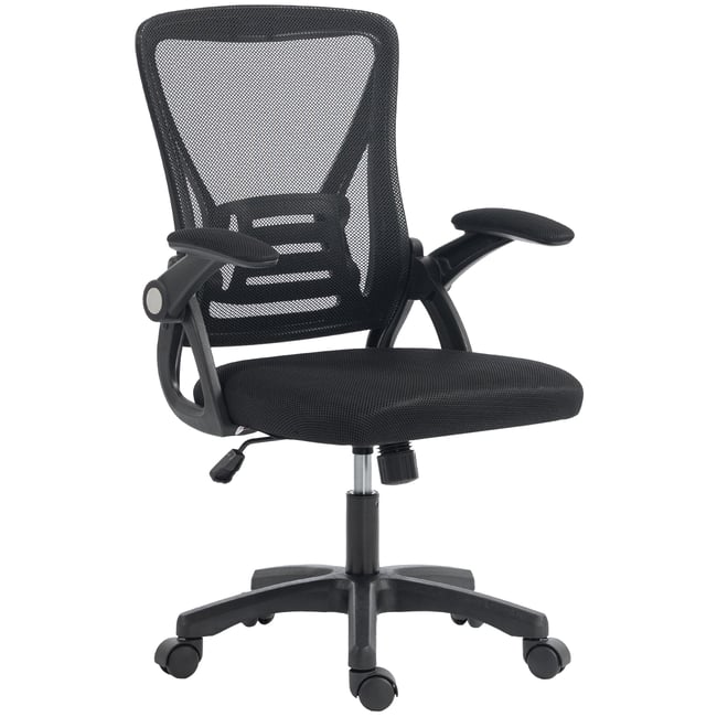 Chaise de bureau Maille (100 % polyester) Couleur noir <span itemprop=