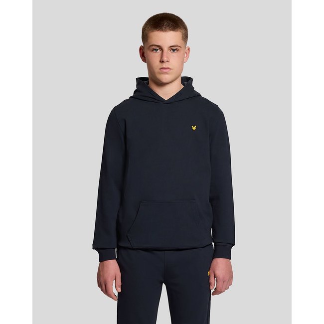 Sweat à capuche Sports en polaire grattée bleu foncé marine <span itemprop=