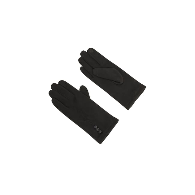 Gants raffinés NELLY noir <span itemprop=