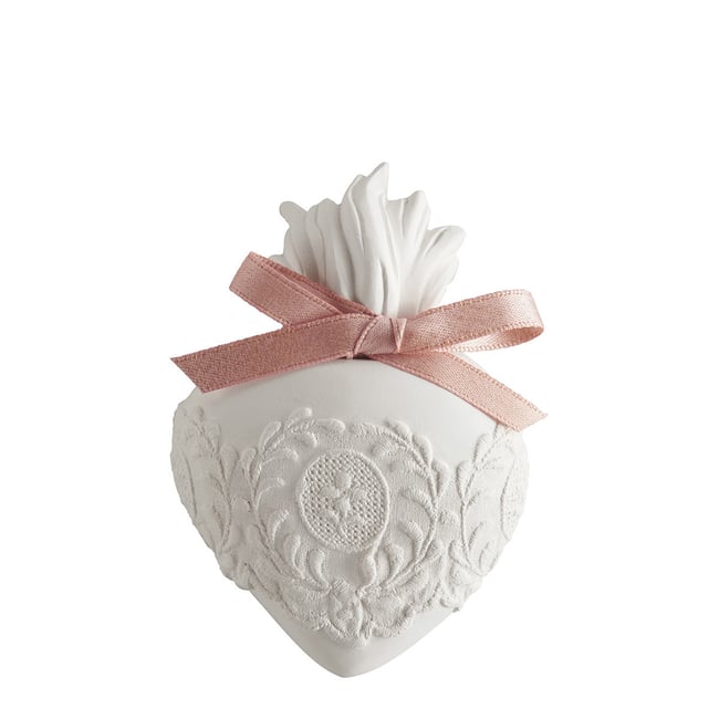 Décor Cœur Sacré - Rose Élixir Couleur blanc <span itemprop=