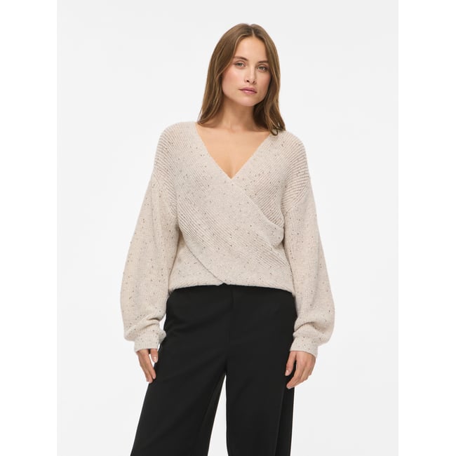 Pull En Maille gris - super light grey melange1 <span itemprop=
