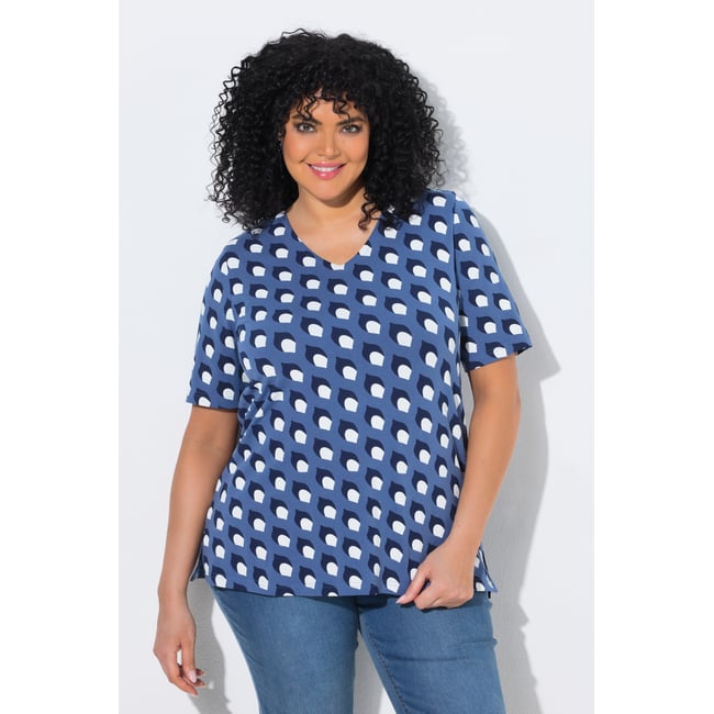 T-shirt avec imprimé bleu voile clair <span itemprop=