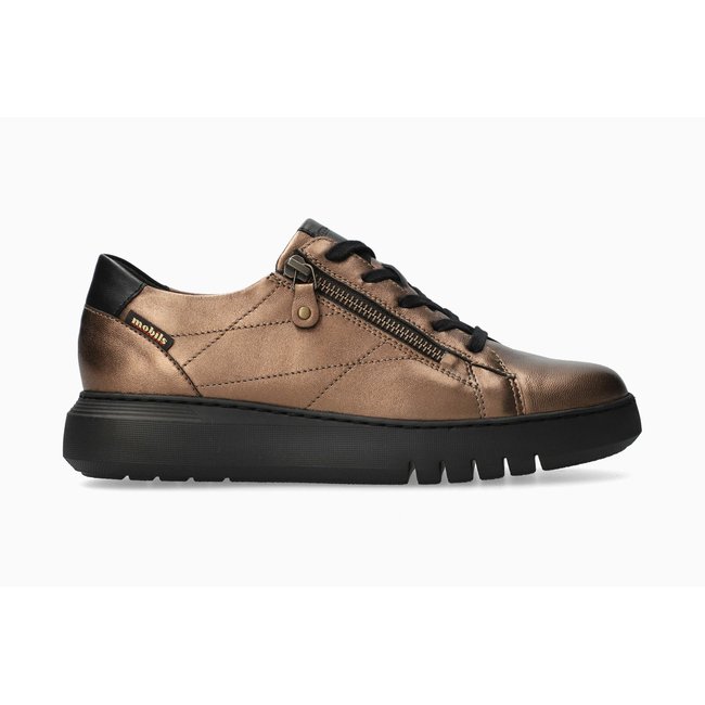 Baskets en cuir TAMYA marron <span itemprop=