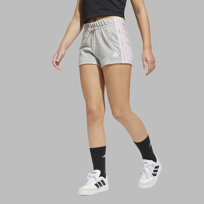 Pantaloncini in felpa grigio/rosa ADIDAS SPORTSWEAR