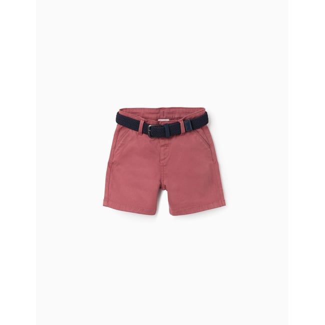 Short midi en sergé avec ceinture - ZIPPY