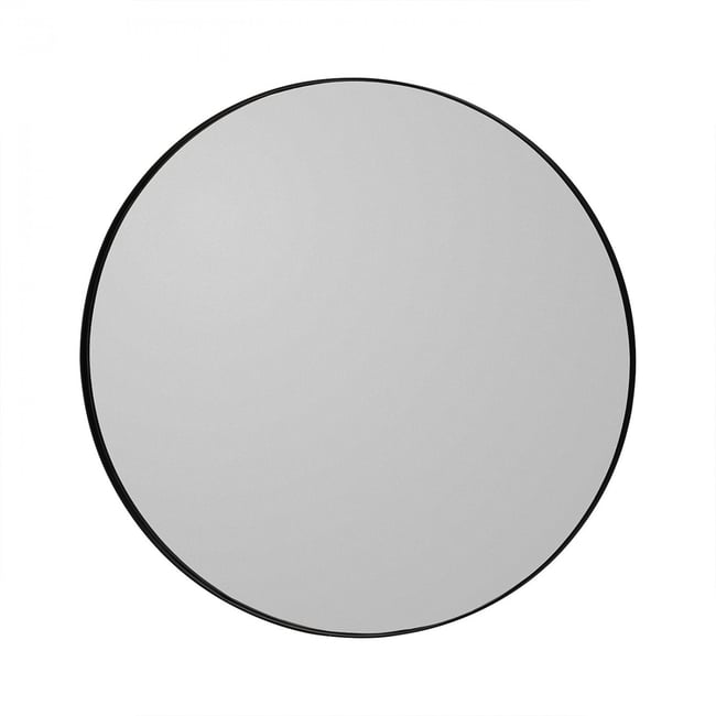 Miroir Mural Circum Teinté Noir Small Rond Diam 70 cm Couleur v002228 <span itemprop=