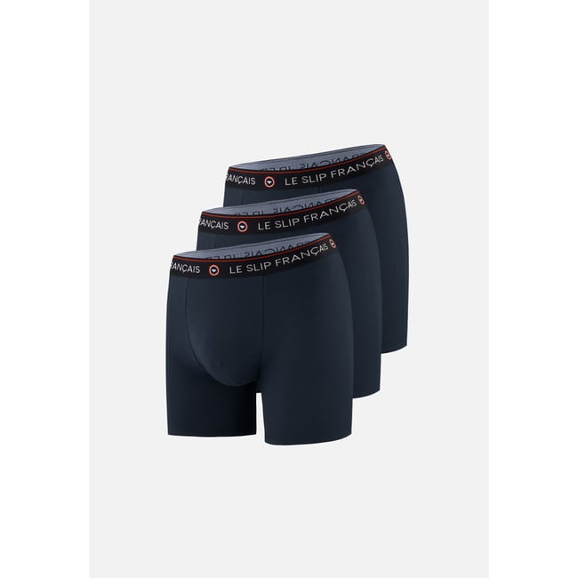Lot de 3 boxers longs en coton Redoutable - LE SLIP FRANCAIS