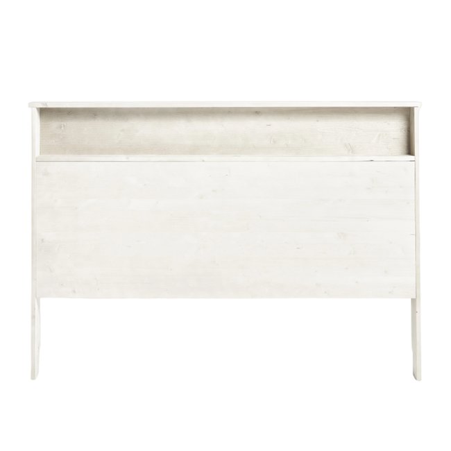 Tête de lit avec rangement 150 cm blanc - IGOR - HANNUN
