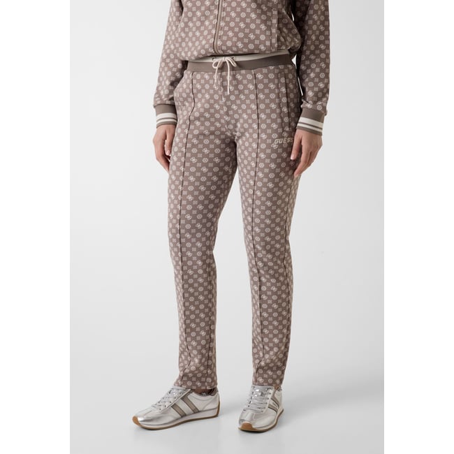 Pantalon Survêtement Néoprène Logo marron claire <span itemprop=