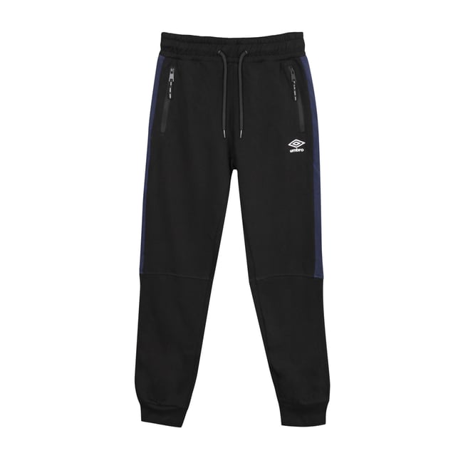 Jogging regular fit noir/bleu <span itemprop=