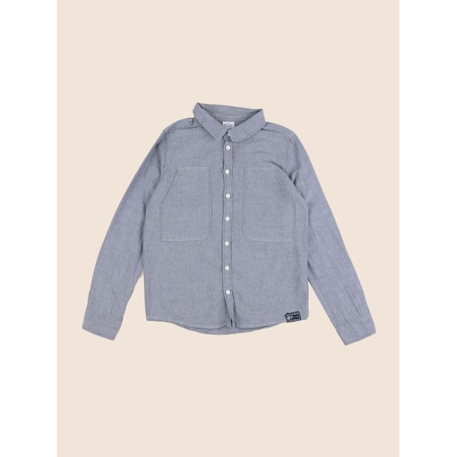 Chemise - Très bon état gris <span itemprop=