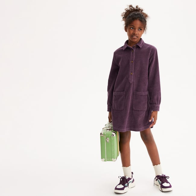 Robe droite à manches longues en velours - LA REDOUTE COLLECTIONS