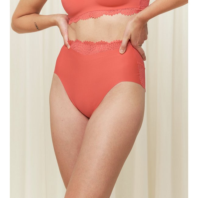 Culotte haute Summer Sensation corail <span itemprop=