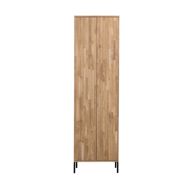 Colonne de rangement en bois 2 portes 1 tiroir H210cm- NEW GRAVURE - WOOOD