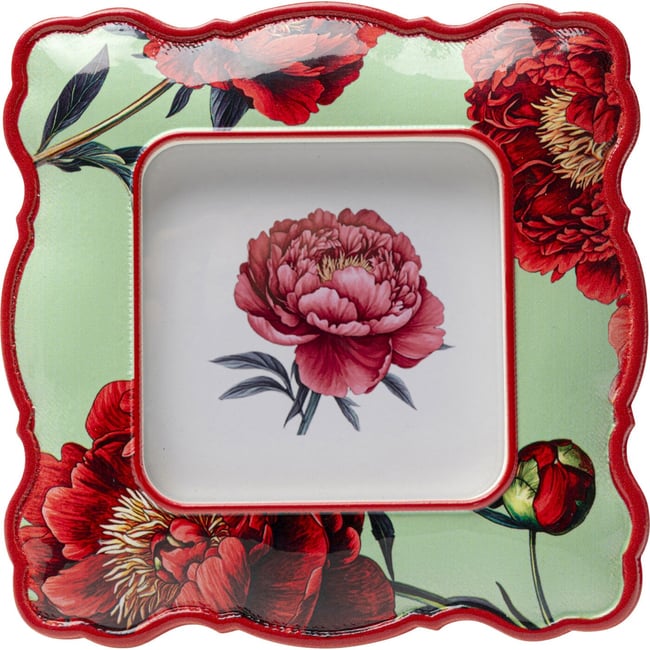 Cadre photo pivoines Couleur vert <span itemprop=