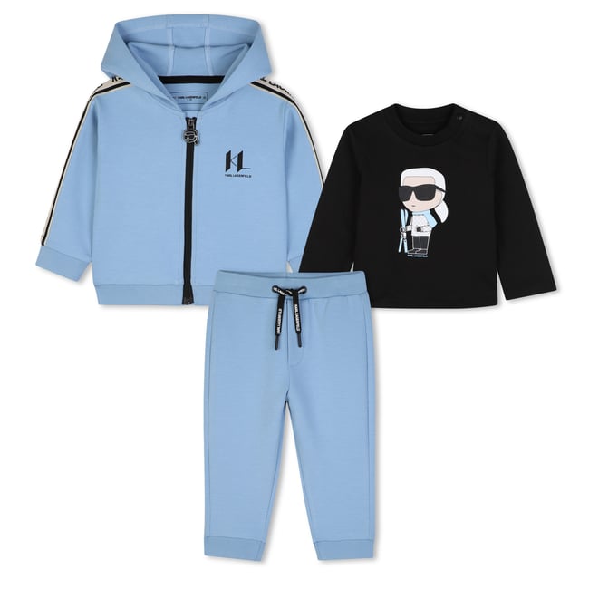 Ensemble jogging bleu acidule <span itemprop=