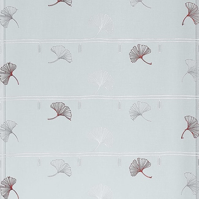 Brise bise en voile fantaisie brodé - QABANE terracotta <span itemprop=