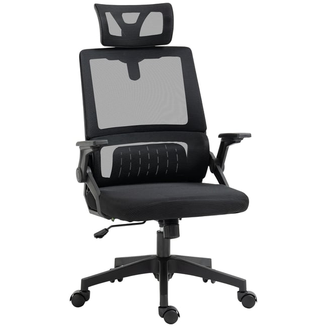 Chaise de bureau Maille Noir Couleur noir <span itemprop=