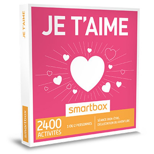 Je t'aime- SMARTBOX - Coffret Cadeau Multi-thèmes - SMARTBOX
