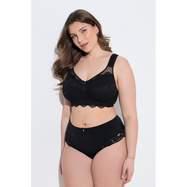 Soutien-gorge souple, sans armatures noir <span itemprop=