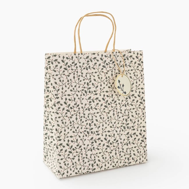 Sac cadeau cream <span itemprop=