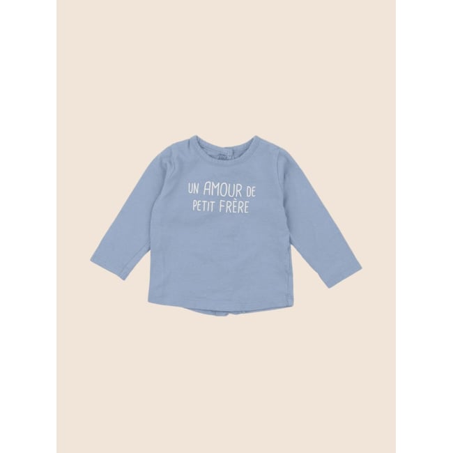 Tee-shirt - Etat satisfaisant bleu <span itemprop=