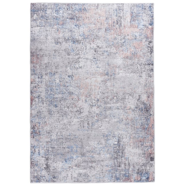 Tapis de salon imprimé - RACHELE Couleur gris multicolorecolore <span itemprop=