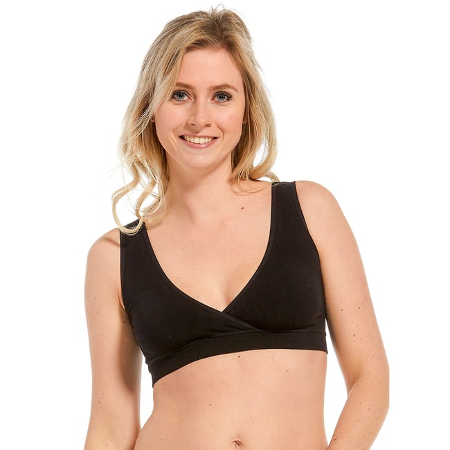Bralette en bambou Soft Bralette noir <span itemprop=